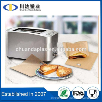 PTFE Antihaftbeschichtung Braten Wiederverwendbare Toastbeutel Non Stick Teflon Sandwich Toaster Tasche